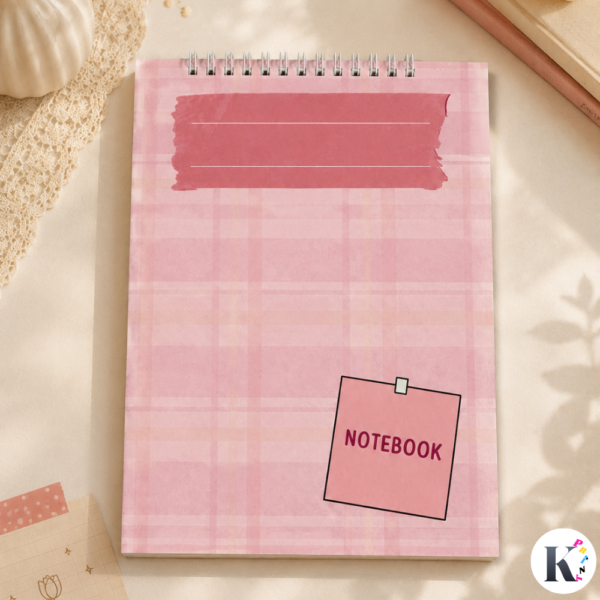 Pink Aesthetic Notebook