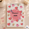 Pink Teddy Planner 2026