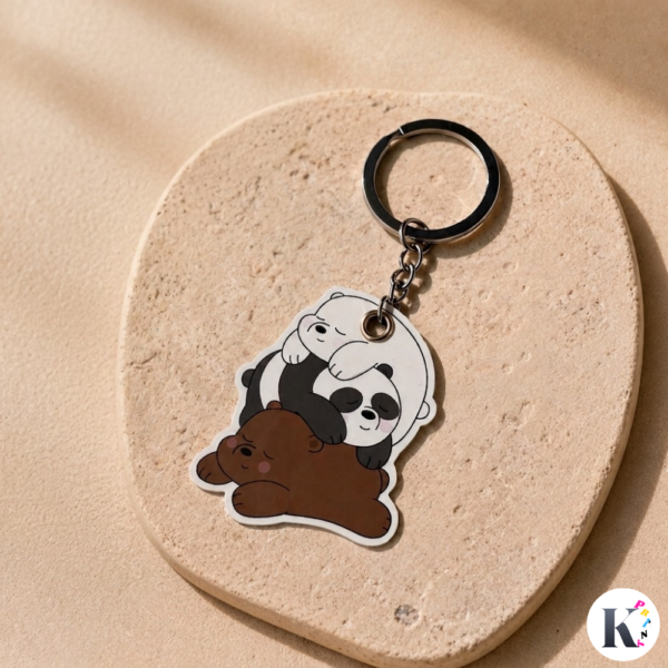 We Bare Bears Keychain