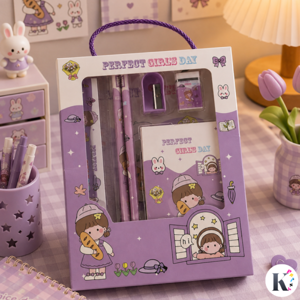8 Purple Girl Set