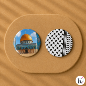 Palestine Magnetic Badge (2 Pieces)