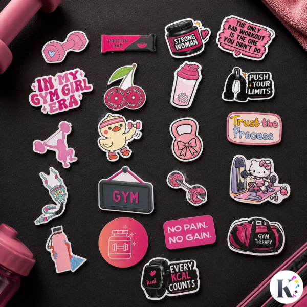 Gym Girl Stickers