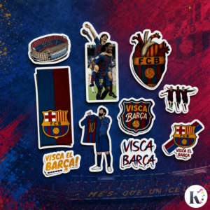 FC Barcelona Inspired Stickers