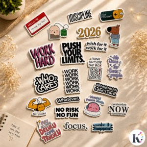 64 Positive Vibes Stickers