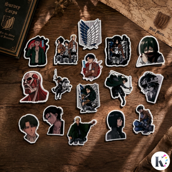 Attack on Titan Inspired Stickers