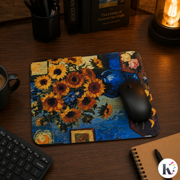 hhhPosts Sunflower Art Mouse Pad